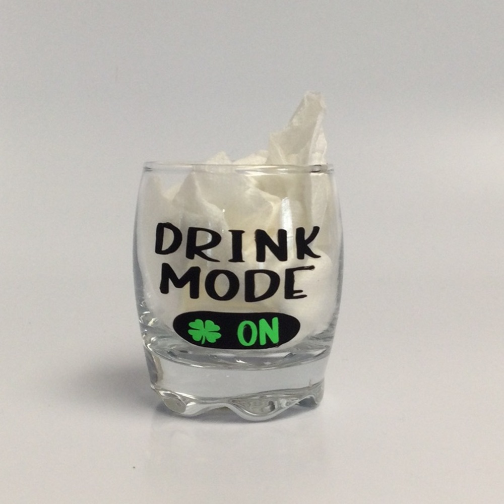 St Patrick’s day shot glass 3.25oz